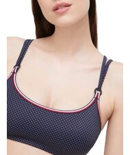 TOMMY HILFIGER TH Haut de bikini bandeau ciel du désert à pois - Maillots de bain femme - 4