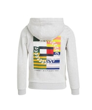 TOMMY HILFIGER TH KIDS Sweat à capuche entièrement zippé nouveau gris clair chiné - Bébé Sweat - 5