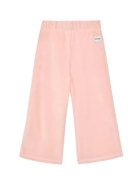 TH KIDS Pantalon large en chenille cristal rose - Pantalons pour enfants