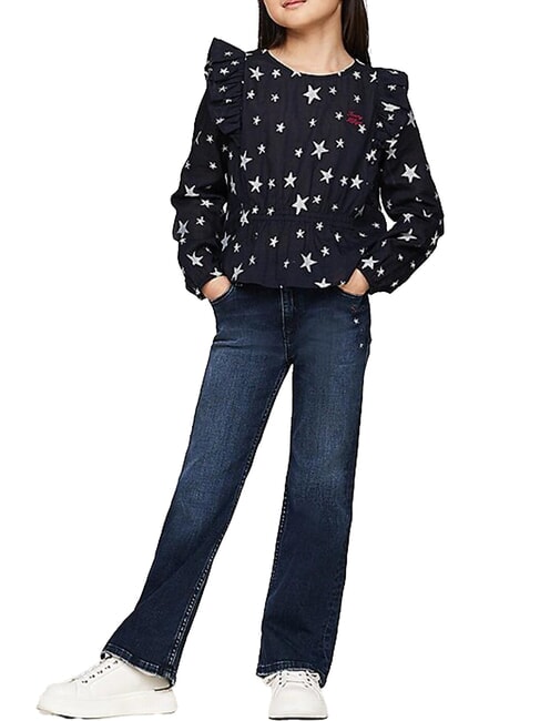 TH KIDS Jean évasé bleunoir - Pantalons pour enfants