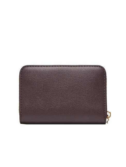 EMBOSSED LOGO Portefeuille moyen à fermeture éclair fudge/expresso - Portefeuilles Femme