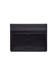 CALVIN KLEIN BOLD LOGO Porte-cartes de crédit en cuir - Portefeuilles Homme