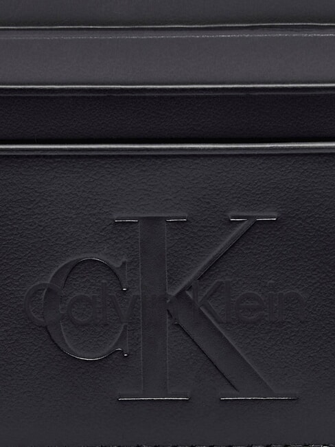 BOLD LOGO Porte-cartes de crédit en cuir sur noir - Portefeuilles Homme