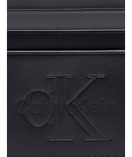 CALVIN KLEIN BOLD LOGO Porte-cartes de crédit en cuir sur noir - Portefeuilles Homme - 3