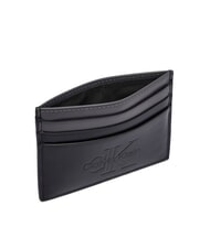 CALVIN KLEIN BOLD LOGO Porte-cartes de crédit en cuir sur noir - Portefeuilles Homme - 4