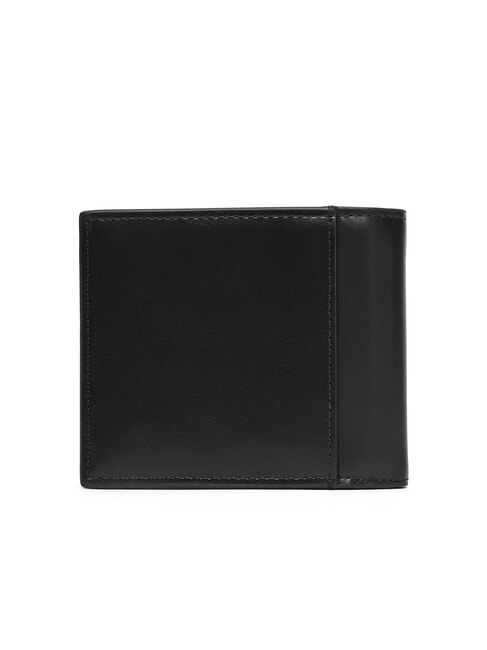 BOLD LOGO Portefeuille en cuir sur noir - Portefeuilles Homme