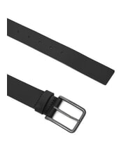 CALVIN KLEIN WARMTH  Ceinture en cuir noir/argent antique - Ceintures - 3