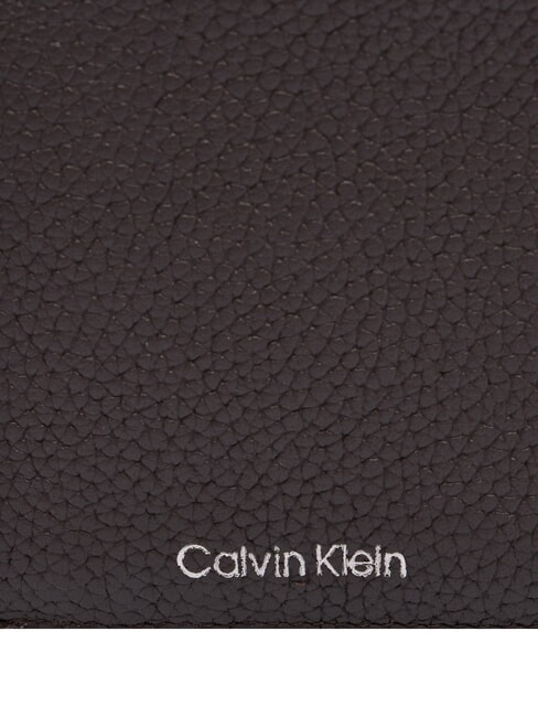 FOIL EMBOSS  Portefeuille vertical en cuir ck brun foncé - Portefeuilles Homme