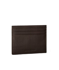 CALVIN KLEIN FOIL EMBOSS  Porte-cartes plat en cuir ck brun foncé - Portefeuilles Homme - 2