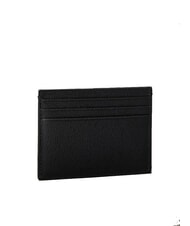 CALVIN KLEIN LOGO HARDWARE SAFFIANO Porte-cartes de crédit en cuir - Portefeuilles Homme
