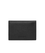 CALVIN KLEIN LOGO HARDWARE SAFFIANO Portefeuille en cuir avec rabat et porte-monnaie sur noir - Portefeuilles Homme - 3