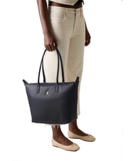 TOMMY HILFIGER POPETTE SOFT Sac à bandoulière bleu sidéral / noir - Sacs pour Femme - 6