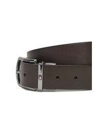 TOMMY HILFIGER DENTON Ceinture en cuir Tête de Maure / noire - Ceintures - 3