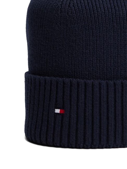 TH FLAG Bonnet en coton avec revers bleu sidéral / noir - Bonnets