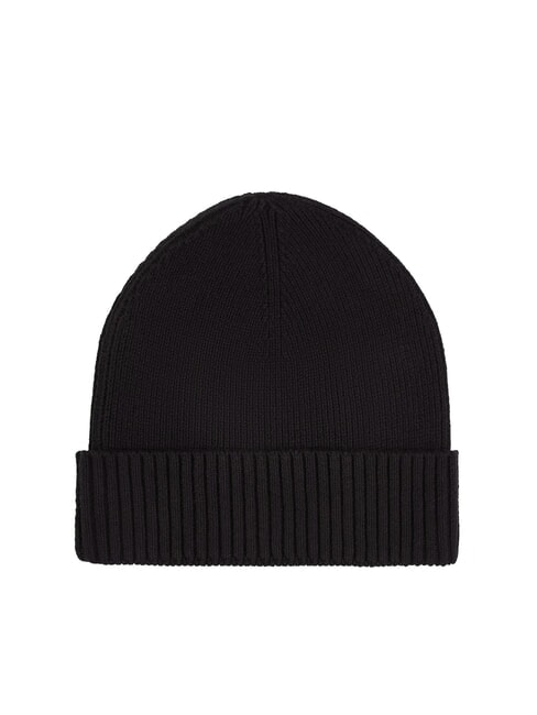 TH FLAG Bonnet en coton avec revers le noir - Bonnets