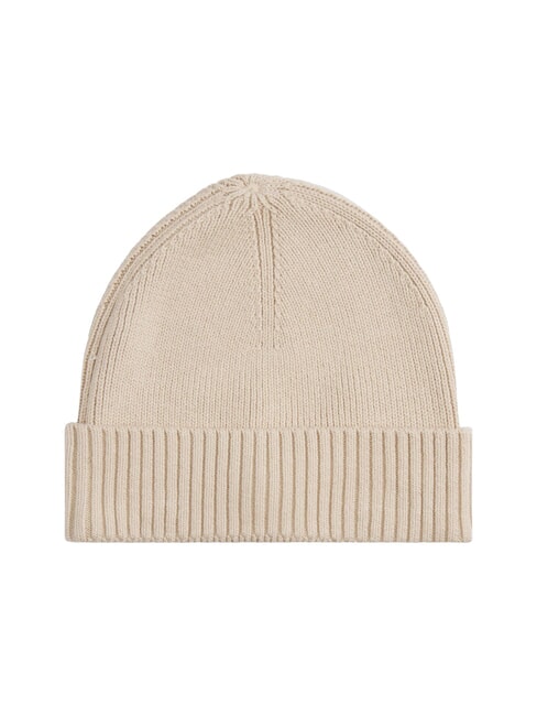 TH FLAG Bonnet en coton avec revers beige classique - Bonnets