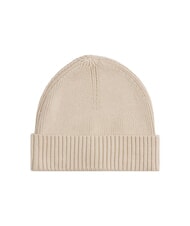 TOMMY HILFIGER TH FLAG Bonnet en coton avec revers beige classique - Bonnets - 2