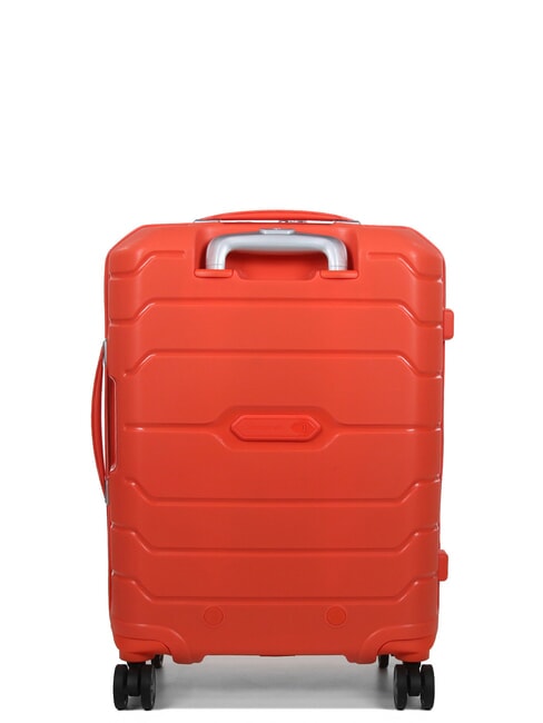 Valise FLUX, valise cabine, extensible rouge mandarine - Valises cabine