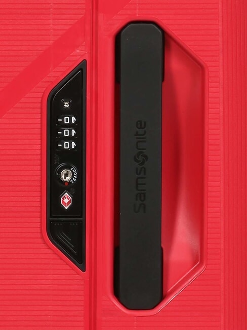 MAGNUM ECO Chariot &agrave; bagages &agrave; main 55/20 hibiscus rouge - Valises cabine