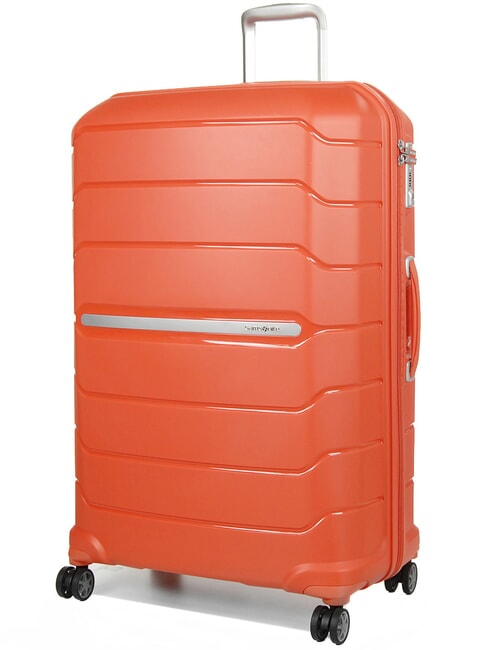 Chariot FLUX, très grande taille, extensible rouge mandarine - Valises Rigides