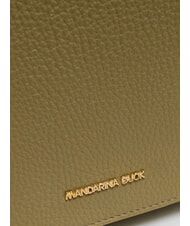 MANDARINA DUCK MELLOW Sac bandoulière en cuir avec rabat aloès - Sacs pour Femme - 3
