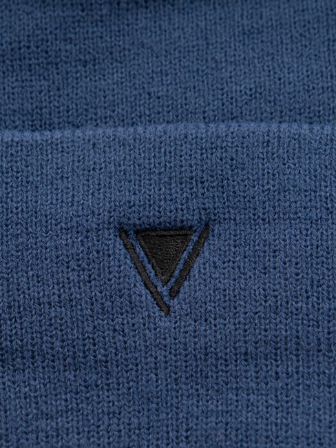 EVAN Bonnet avec logo brodé bleu - Bonnets