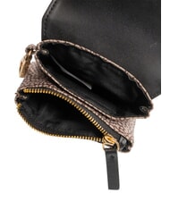 BORBONESE FLEXOS SOFT Porte-monnaie avec mousqueton op naturel / noir - Portefeuilles Femme - 3