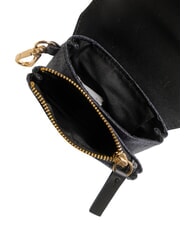 BORBONESE FLEXOS SOFT Porte-monnaie avec mousqueton Noir - Portefeuilles Femme - 3