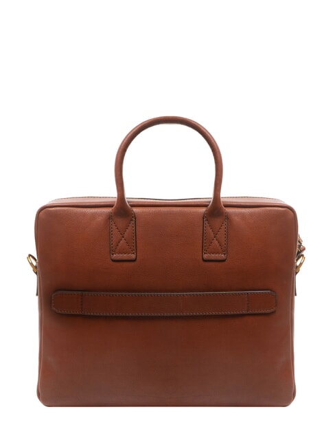 SERRISTORI Sacoche en cuir pour ordinateur portable 13" MARRON - Porte Documents Travail