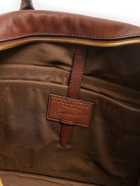 SERRISTORI Sacoche en cuir pour ordinateur portable 13" MARRON - Porte Documents Travail