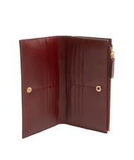 THE BRIDGE MATILDE Grand portefeuille en cuir Chianti / Bordeaux / Or - Portefeuilles Femme - 2