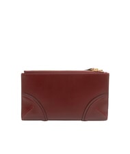 THE BRIDGE MATILDE Grand portefeuille en cuir Chianti / Bordeaux / Or - Portefeuilles Femme - 3