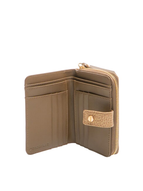 FLEXOS SOFT Portefeuille moyen avec poche à monnaie pétrole vert - Portefeuilles Femme