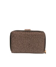 BORBONESE FLEXOS SOFT Portefeuille moyen avec poche &agrave; monnaie op naturel / noir - Portefeuilles Femme - 3