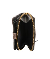 BORBONESE FLEXOS SOFT Portefeuille moyen avec poche &agrave; monnaie op naturel / noir - Portefeuilles Femme - 4