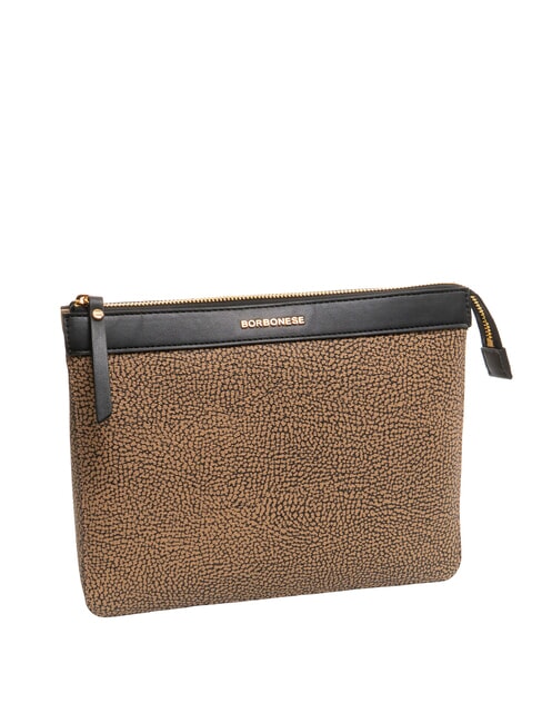 BRUNCH Pochette plate op naturel / noir - Sacs pour Femme