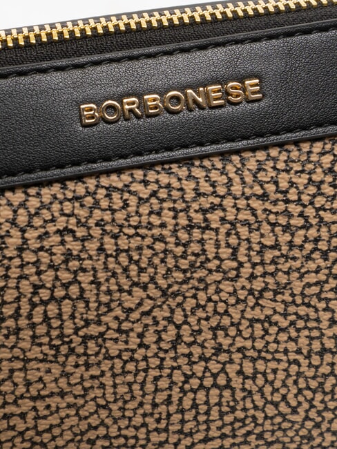 BRUNCH Pochette plate op naturel / noir - Sacs pour Femme