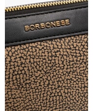 BORBONESE BRUNCH Pochette plate op naturel / noir - Sacs pour Femme - 3