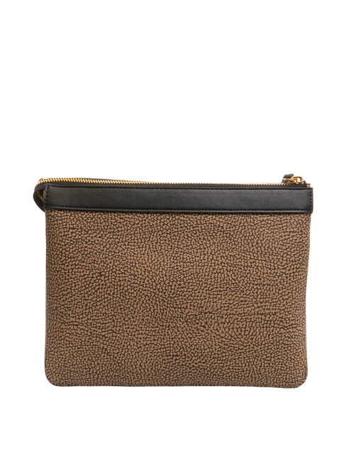 BRUNCH Pochette plate op naturel / noir - Sacs pour Femme