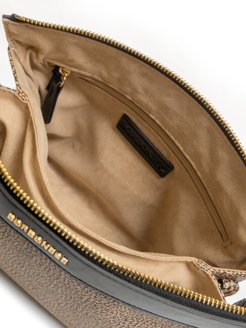 BRUNCH Pochette plate op naturel / noir - Sacs pour Femme