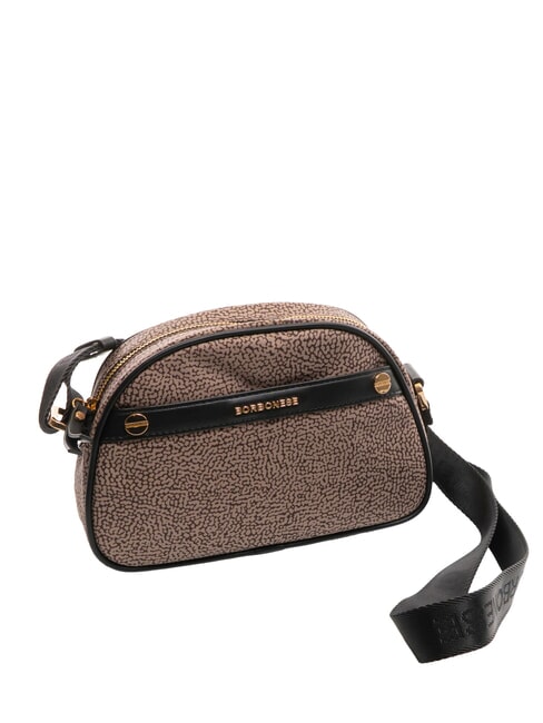 DOWNTOWN Petit sac &agrave; bandouli&egrave;re op naturel / noir - Sacs pour Femme