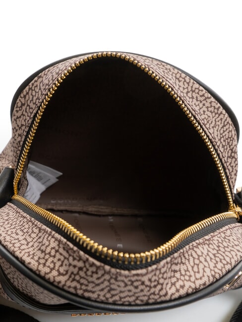 DOWNTOWN Petit sac &agrave; bandouli&egrave;re op naturel / noir - Sacs pour Femme