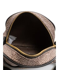 BORBONESE DOWNTOWN Petit sac &agrave; bandouli&egrave;re op naturel / noir - Sacs pour Femme - 5