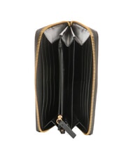 BORBONESE BIRDIE Grand portefeuille en cuir zippé - Portefeuilles Femme