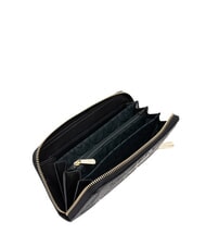 GATTINONI PLANETARIUM Grand portefeuille zippé monochrome gris clair/noir - Portefeuilles Femme - 2