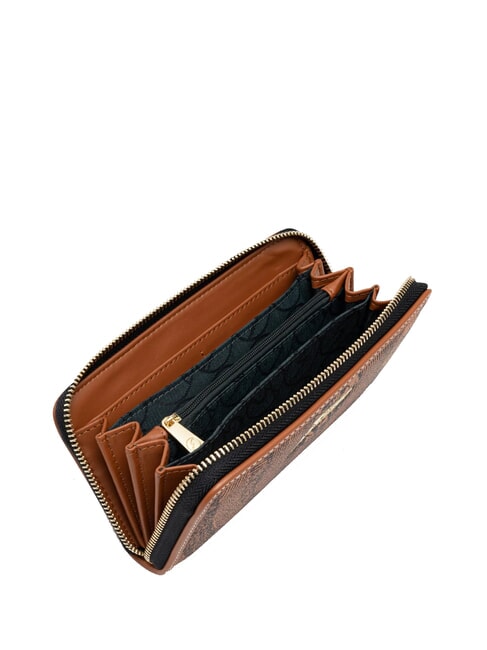 PLANETARIUM Grand portefeuille zippé bronzage monochrome - Portefeuilles Femme