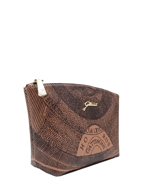 PLANETARIUM Beauté moyenne monochrome dk.brown - Pochettes & Trousses