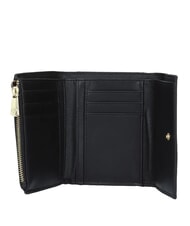 GATTINONI PLANETARIUM Petit portefeuille à rabat monochrome gris clair/noir - Portefeuilles Femme - 2