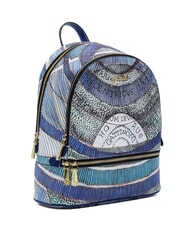 GATTINONI PLANETARIUM Sac à dos moyen aigue-marine/bleu marine - Sacs pour Femme - 2