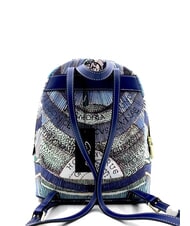 GATTINONI PLANETARIUM Sac à dos moyen aigue-marine/bleu marine - Sacs pour Femme - 5
